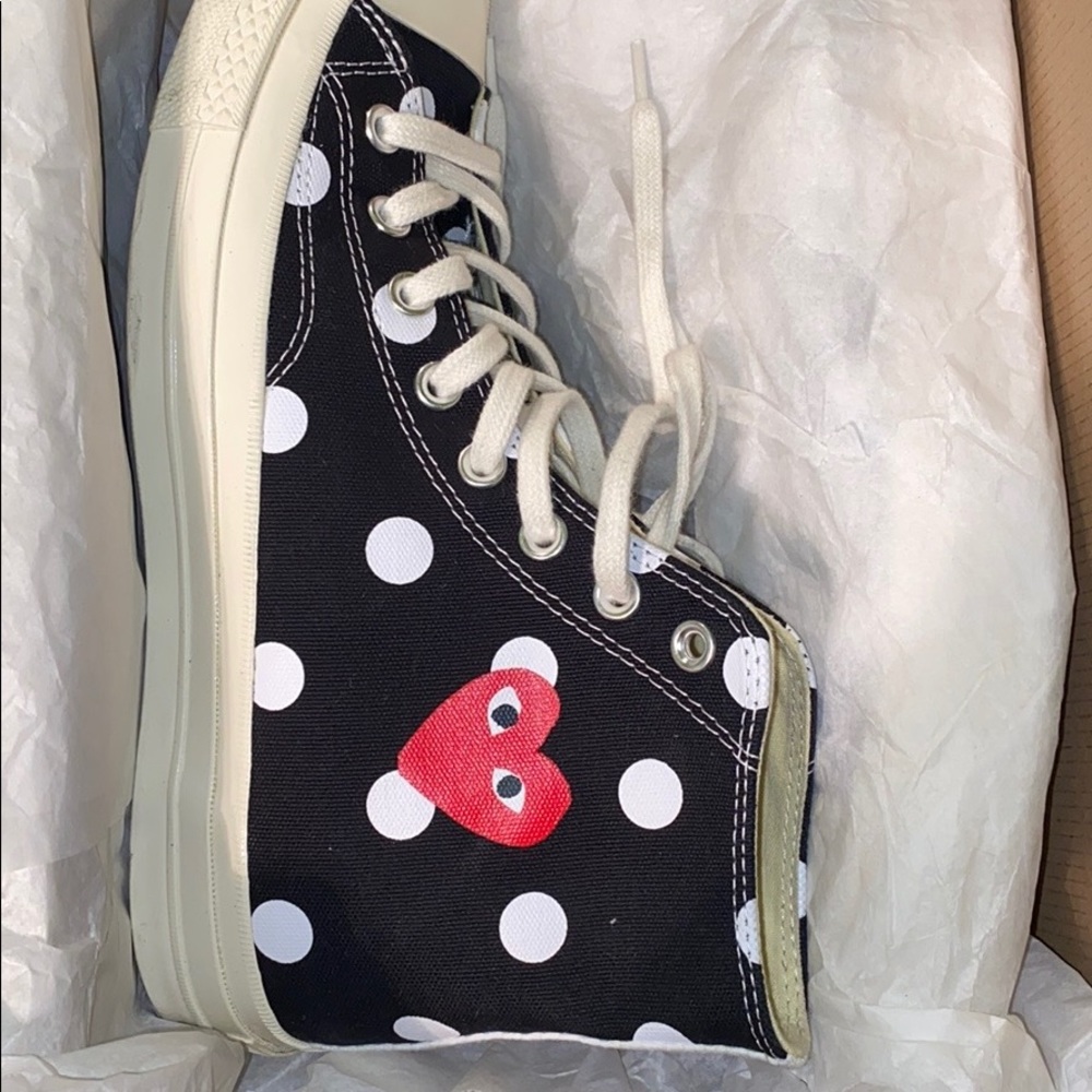 COMME Des GARÇONS POKA DOT BLACK/WHITE